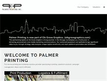 Tablet Screenshot of palmer-printing.com